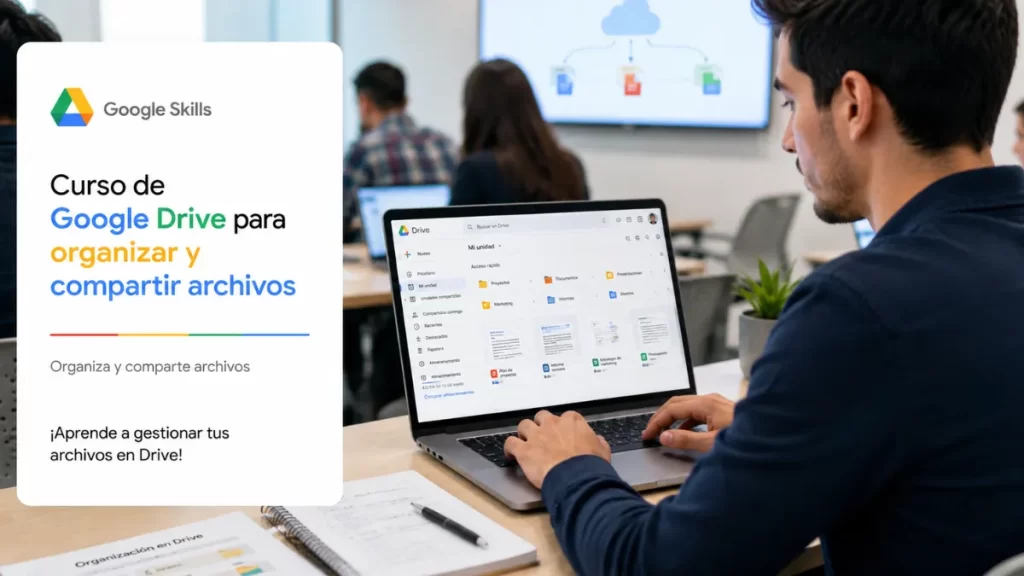 Curso de Google Drive para organizar y compartir archivos Google Skills
