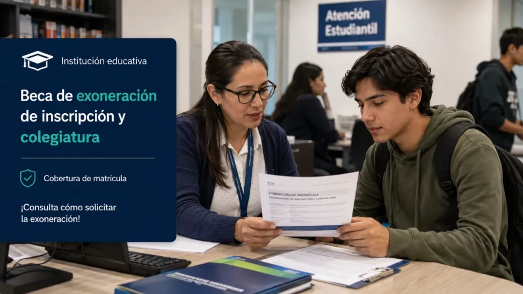 Beca de exoneración de inscripción y colegiatura